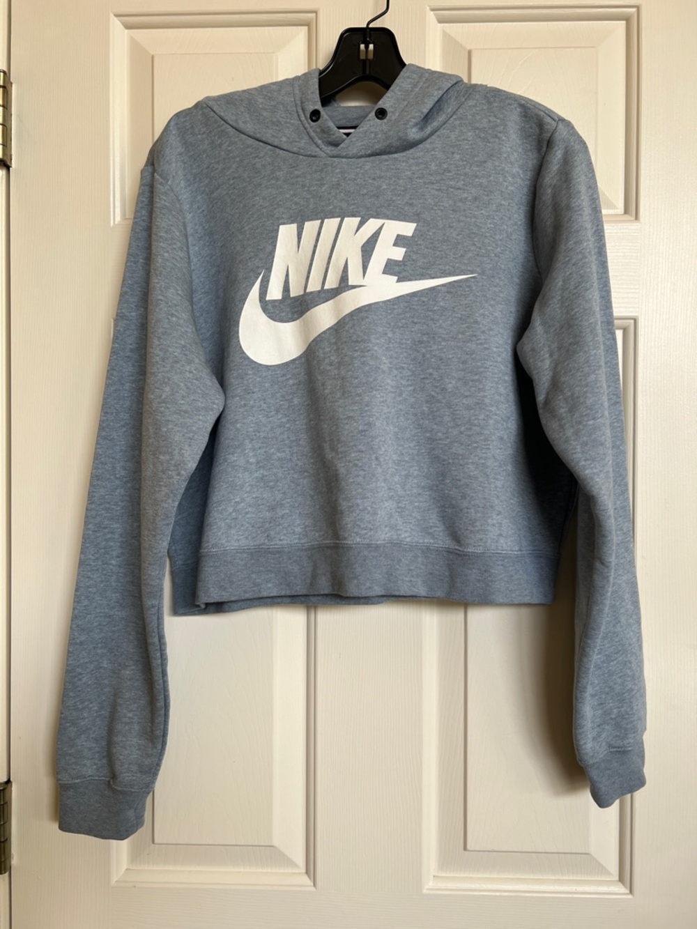 Nike hooded cropped sweatshirt